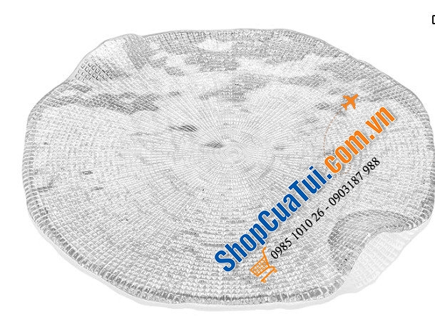 Đĩa IVV Diamante Cheese Platter 32cm  - Đĩa đựng phô mai Diamante thủy tinh IVV