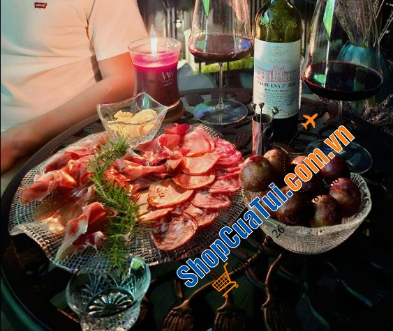 Đĩa IVV Diamante Cheese Platter 32cm  - Đĩa đựng phô mai Diamante thủy tinh IVV