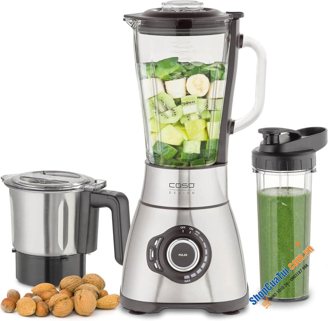 Máy xay sinh tố CASO B1800 PowerBlender Set - 1800W.