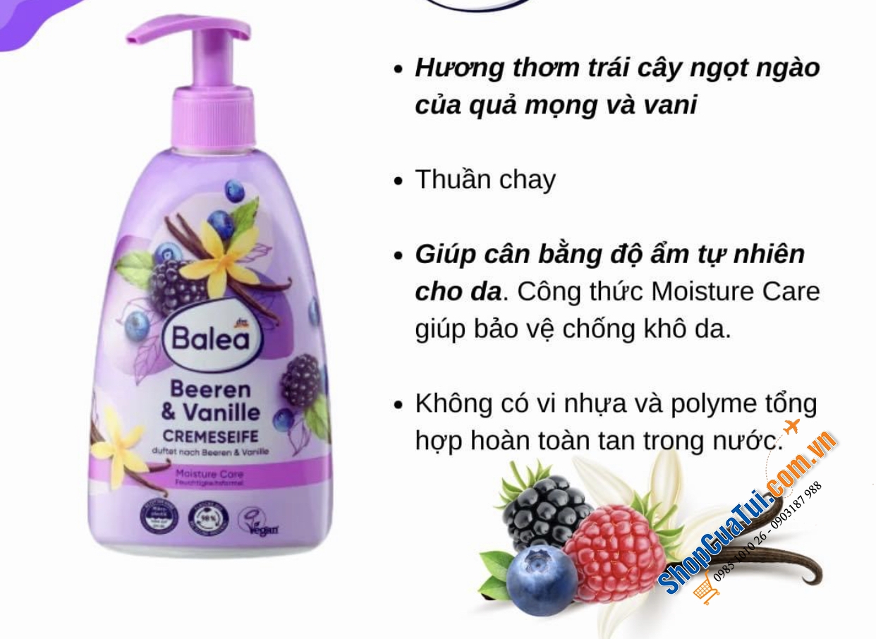 Nước rửa tay Balea chai 500ml - Chai to khủng với thiết kế dạng vòi rất tiện lợi cho cả gia đình