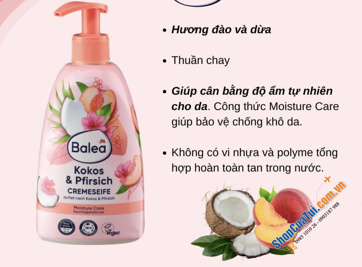 Nước rửa tay Balea chai 500ml - Chai to khủng với thiết kế dạng vòi rất tiện lợi cho cả gia đình