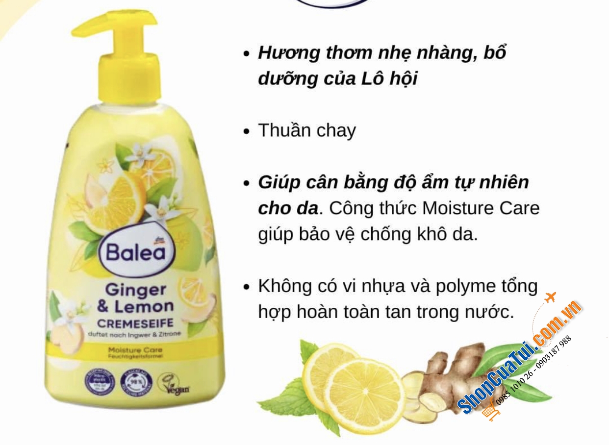 Nước rửa tay Balea chai 500ml - Chai to khủng với thiết kế dạng vòi rất tiện lợi cho cả gia đình