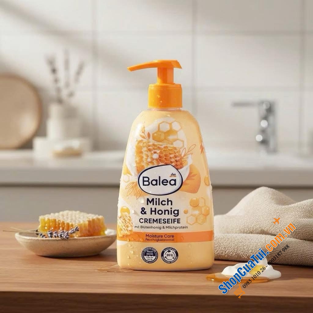 Nước rửa tay Balea chai 500ml - Chai to khủng với thiết kế dạng vòi rất tiện lợi cho cả gia đình