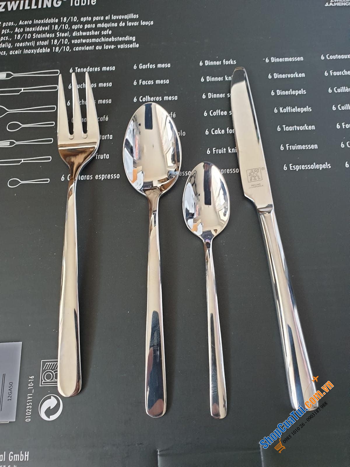 Bộ dao thìa dĩa Zwilling 970332 Besteckset BELA 42tlg.