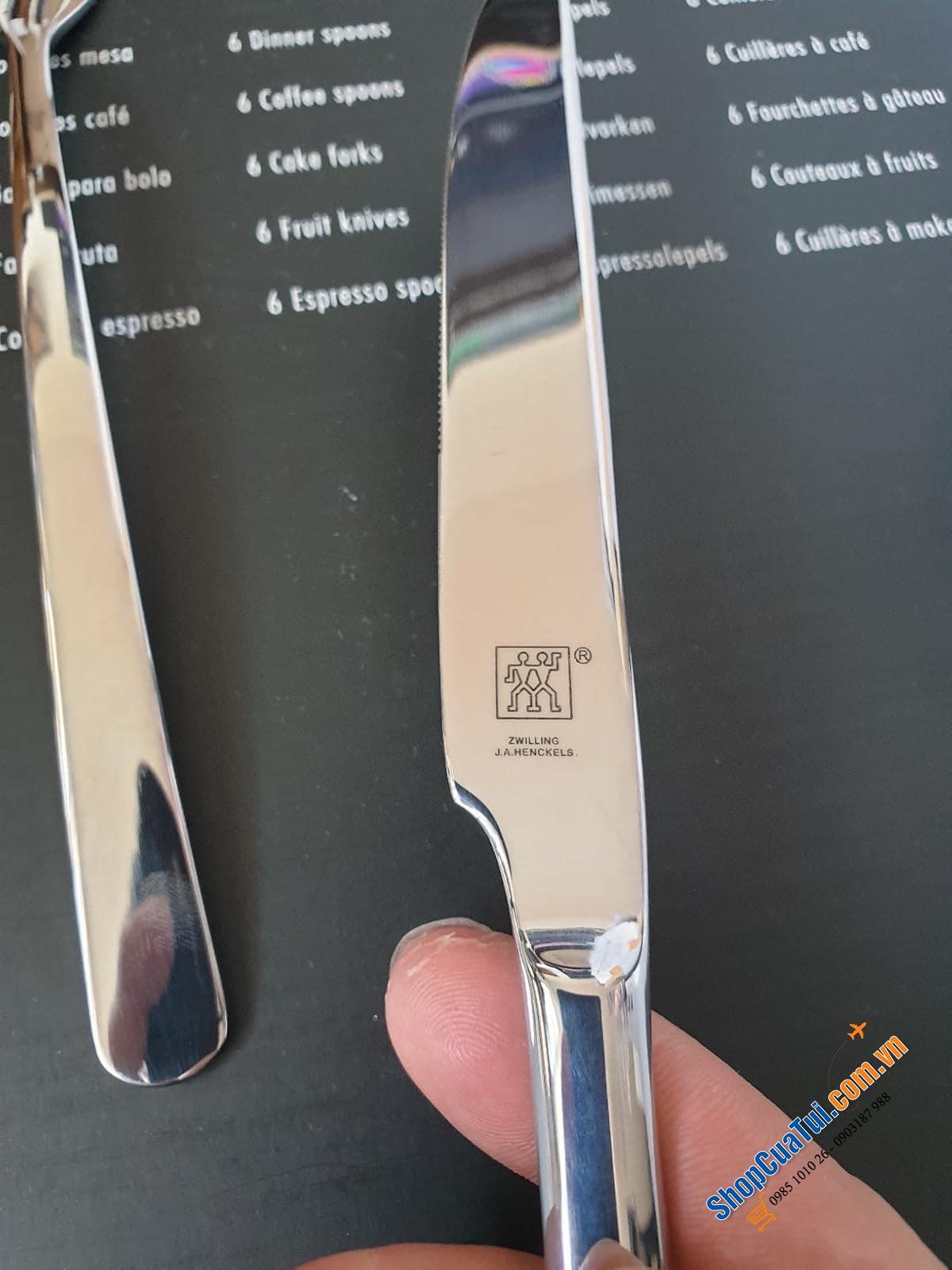 Bộ dao thìa dĩa Zwilling 970332 Besteckset BELA 42tlg.