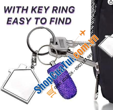 Hộp đựng thuốc pha lê kiêm móc khóa cực xinh.