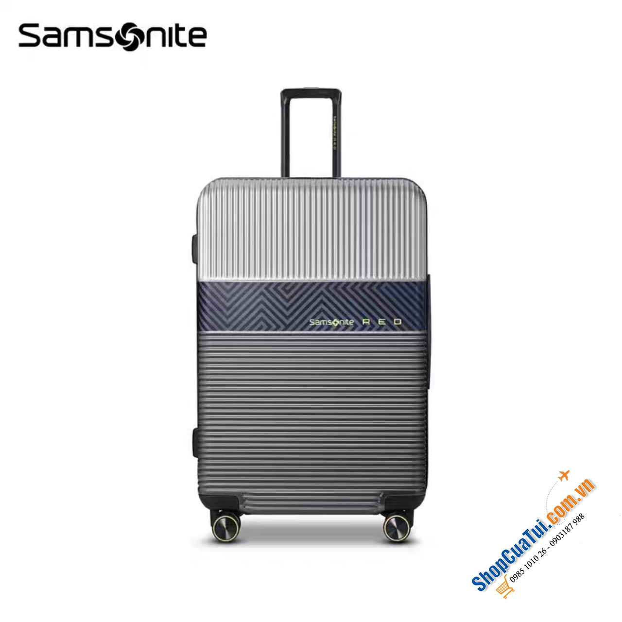 Valy Spinner Robo II phiên bản giới hạn của Samsonite Red siêu sang, dòng doanh nhân đỉnh cao size cabin 20 inch