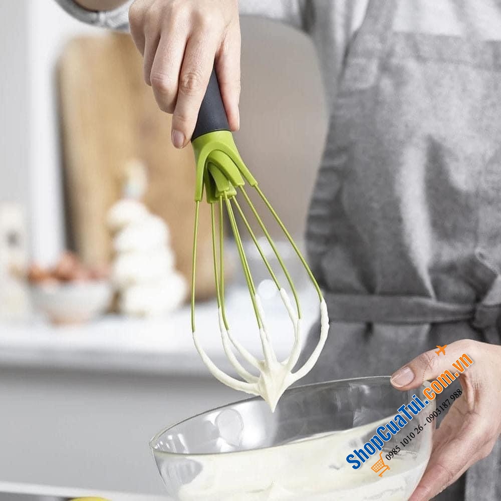 DỤNG CỤ ĐÁNH TRỨNG VÀ XẺNG LẬT 2 IN 1 JOSEPH JOSEPH 10539.