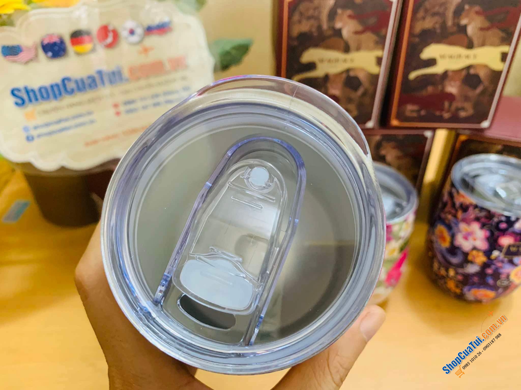 Cốc giữ nhiệt Magrace Paris 400ml - Giữ nóng 12h, giữ lạnh 12 tiếng bằng inox 304