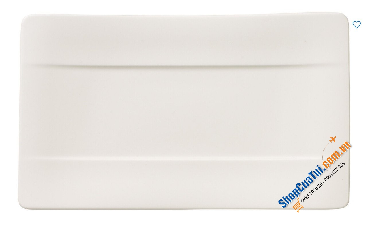 Đĩa Villeroy & Boch Modern Grace 24 x 14cm với màu trắng thuần khiết toát lên sự sang trọng theo phong cách cổ điển