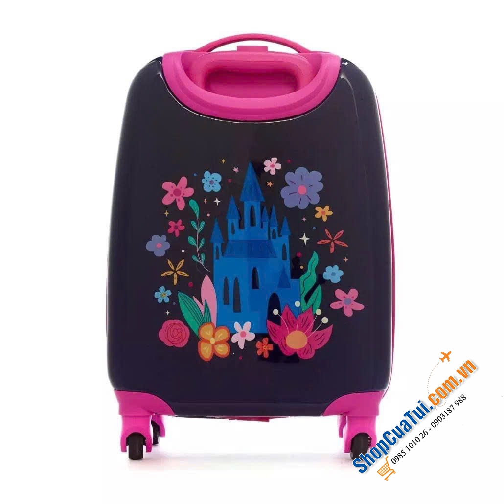 Vali trẻ em chính hãng Disney Spider Man, Disney Princess,  Disney Pixar Cars - 3 màu - Với hình ảnh nhân vật kinh điển, chiếc valy cùng bé đi khám phá khắp nơi