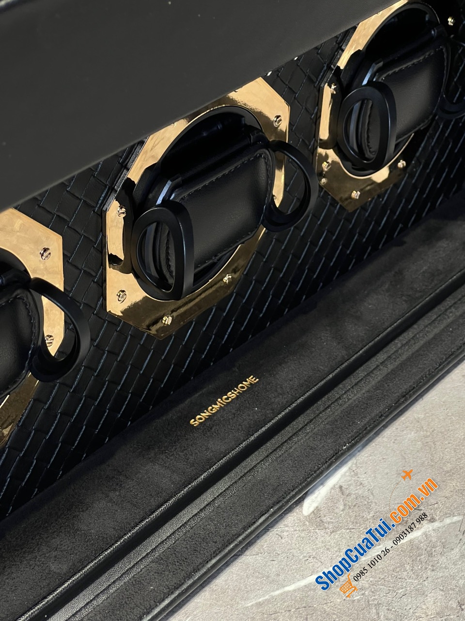 Hộp đồng hồ SONGMICS dành cho các loại đồng hồ cơ - không lo đồng hồ hết năng lượng