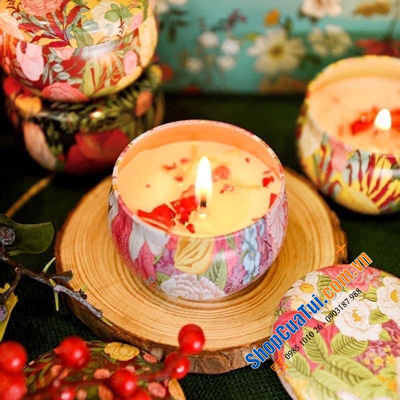 Bộ nến thơm MAGRACE Pháp gồm 4 món dùng cho  gia đình, khách sạn ...