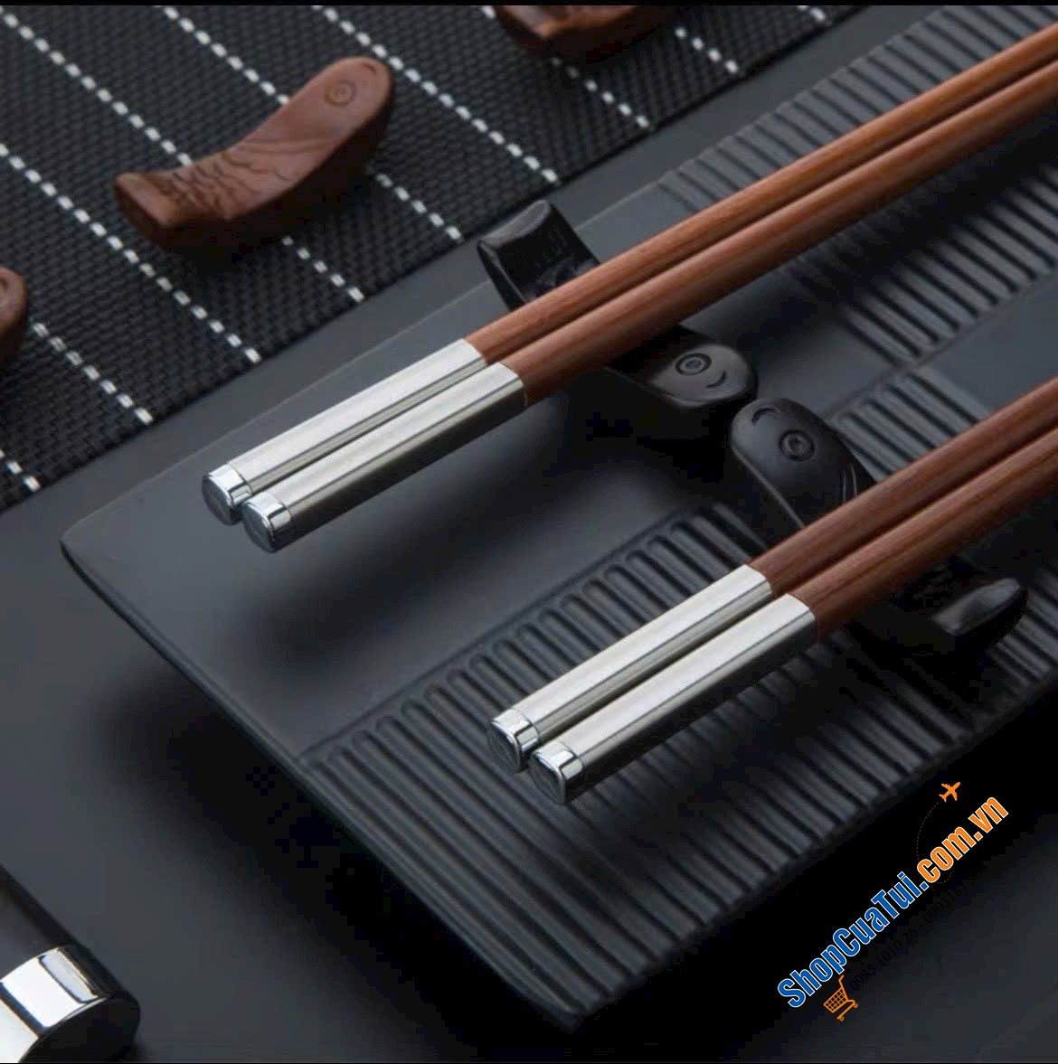 SET 5 ĐÔI ĐŨA SỢI THUỶ TINH CẦU VỒNG  hàng đặt riêng dùng cho khách sạn 5  siêu đẹp 27cm