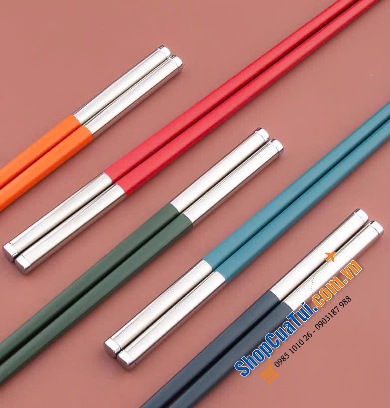 SET 5 ĐÔI ĐŨA SỢI THUỶ TINH CẦU VỒNG  hàng đặt riêng dùng cho khách sạn 5  siêu đẹp 27cm