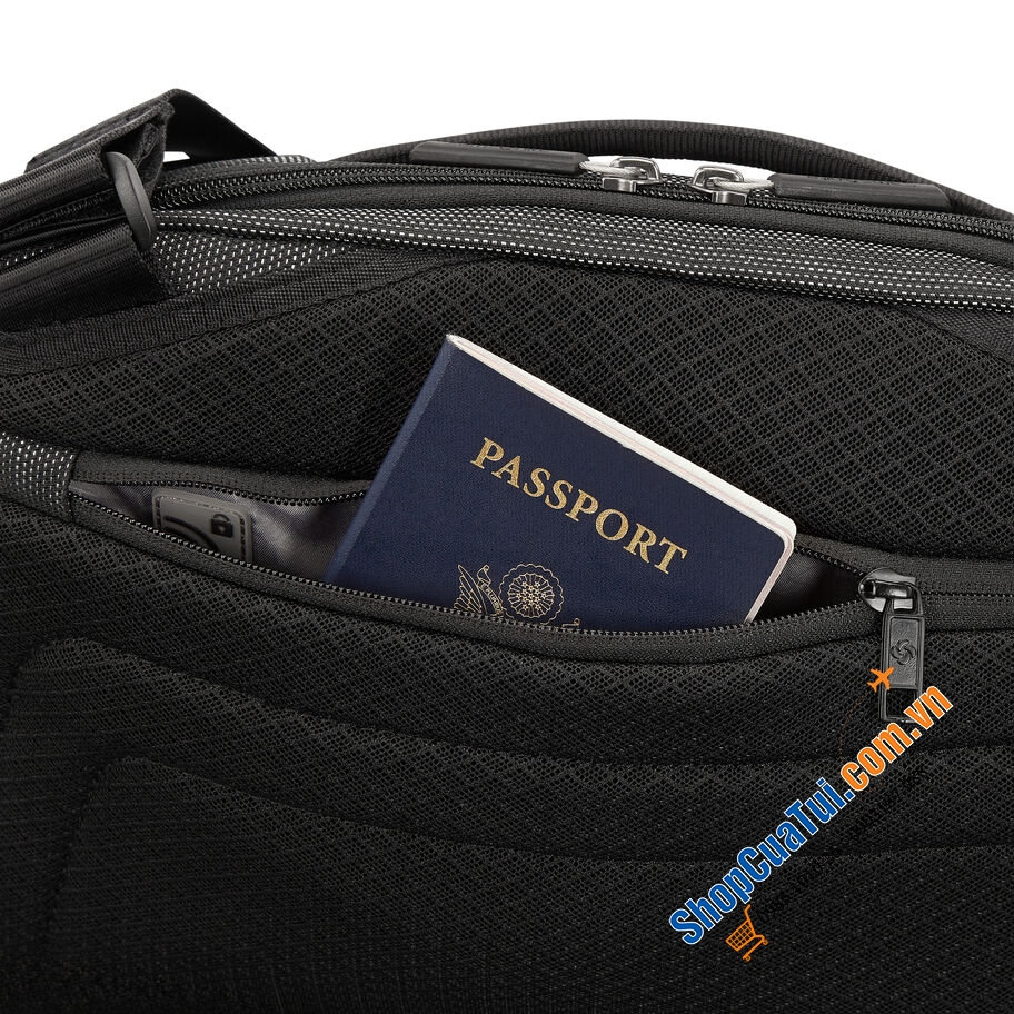 Túi đeo chéo Samsonite SXK - được gia cố bằng sợi Dupont™ Kevlar® có khả năng chống đạn