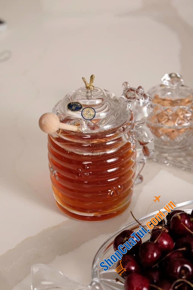 Hũ mật ong Crystal Pooh Bohemia siêu xinh!