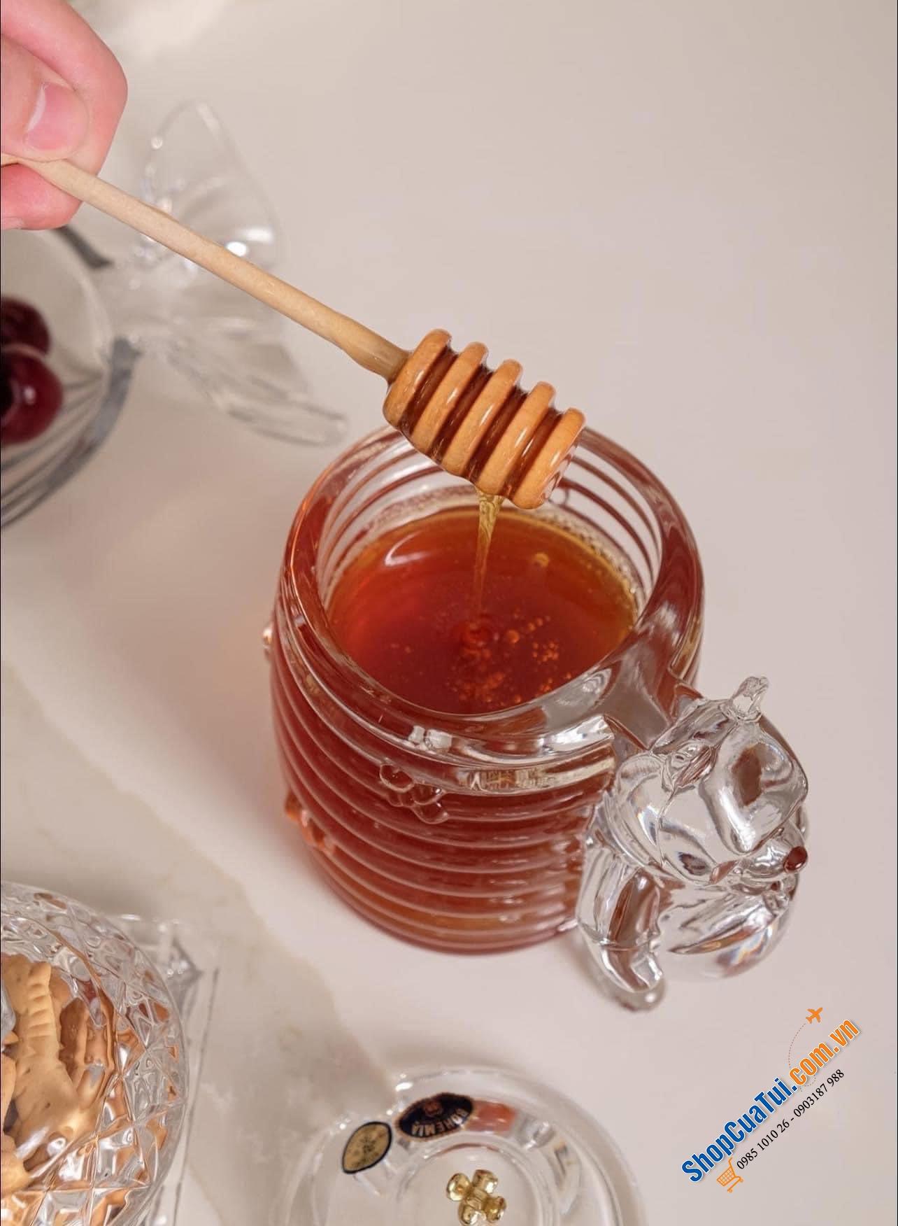 Hũ mật ong Crystal Pooh Bohemia siêu xinh!
