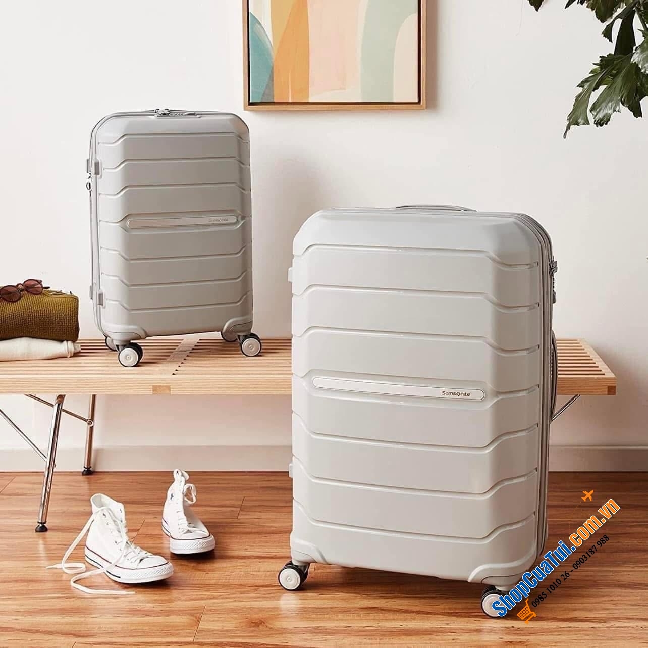 VALY SAMSONITE FREEFORM Size M cỡ Trung 25 inch - vali nhẹ và bền, mang lại sức mạnh và khả năng cơ động, tối ưu