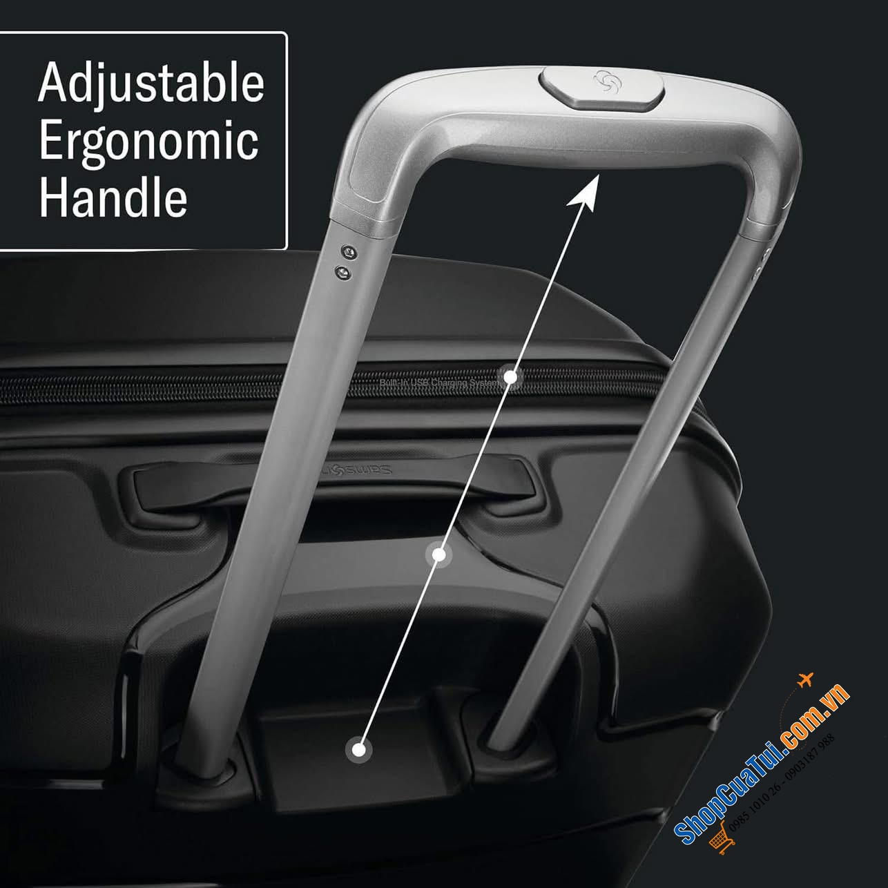 VALY SAMSONITE FREEFORM Size M cỡ Trung 25 inch - vali nhẹ và bền, mang lại sức mạnh và khả năng cơ động, tối ưu