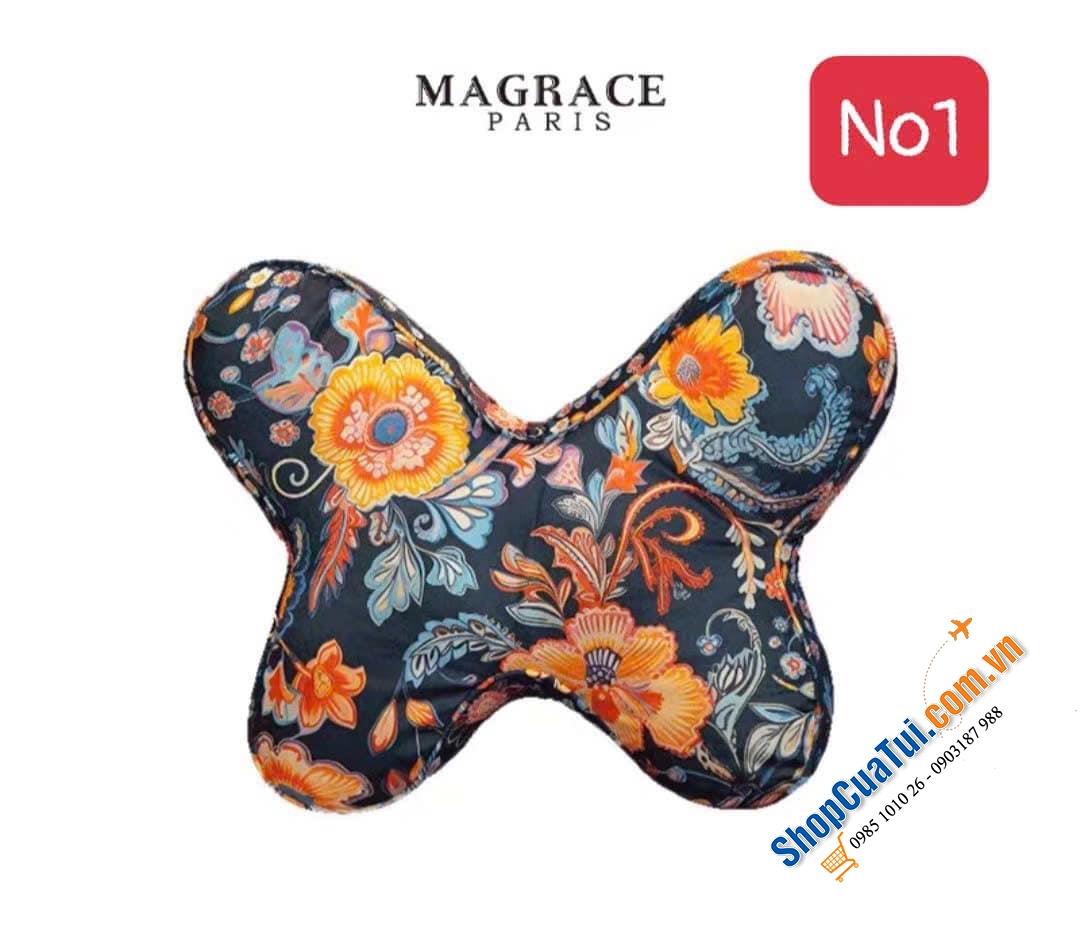 GỐI TỰA BUTTERFLY MAGRACE 55x38cm hình cánh bướm XINH QUÁ, có 5 màu