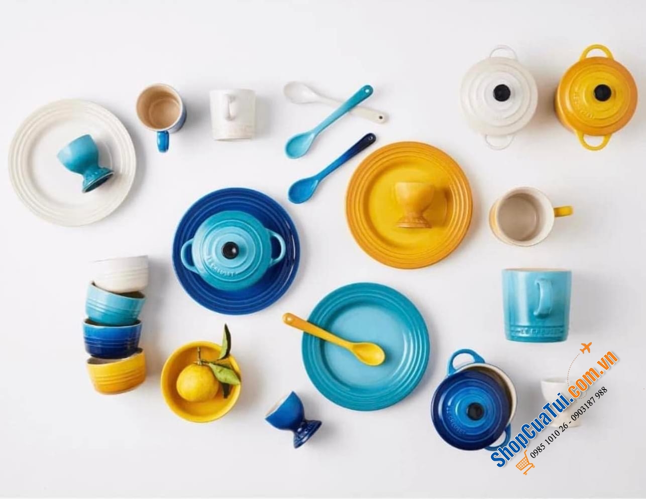 SET 4 CỐC ĐỰNG TRỨNG LE CREUSET PETITS.