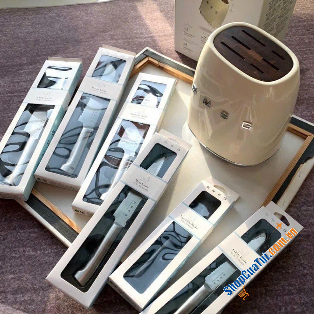 Bộ Dao Smeg - Sự Kết Hợp Hoàn Hảo Giữa Chất Lượng ĐỨC và Phong Cách ITALY!