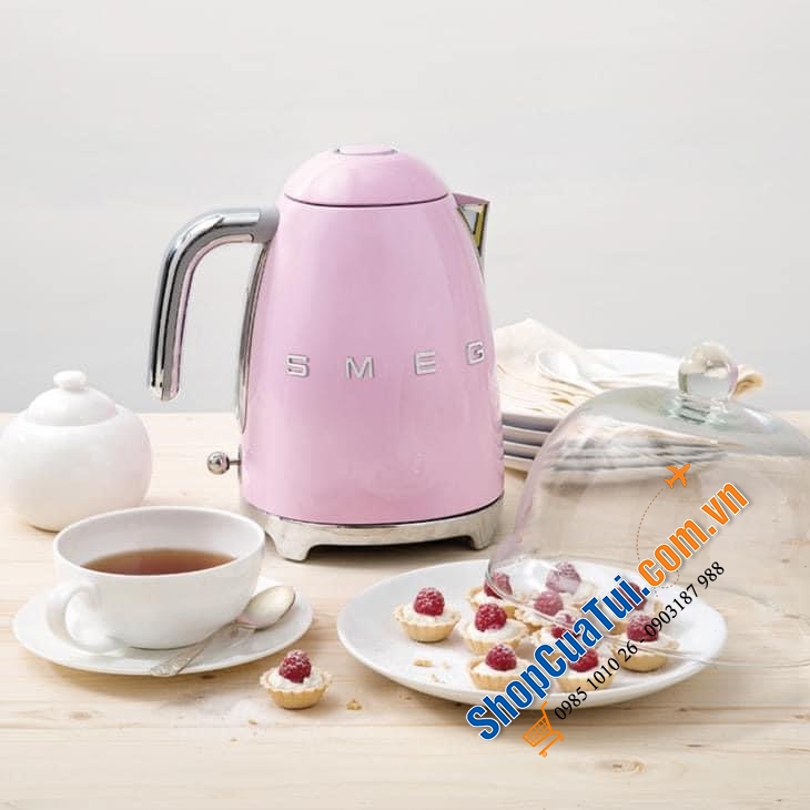 Ấm siêu tốc SMEG KLF03PKEU (loại không chỉnh nhiệt) - 1.7 LIT.