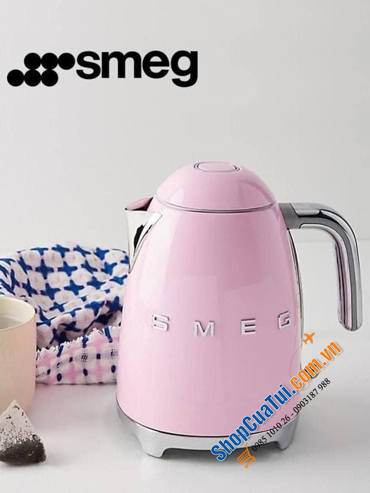Ấm siêu tốc SMEG KLF03PKEU (loại không chỉnh nhiệt) - 1.7 LIT.