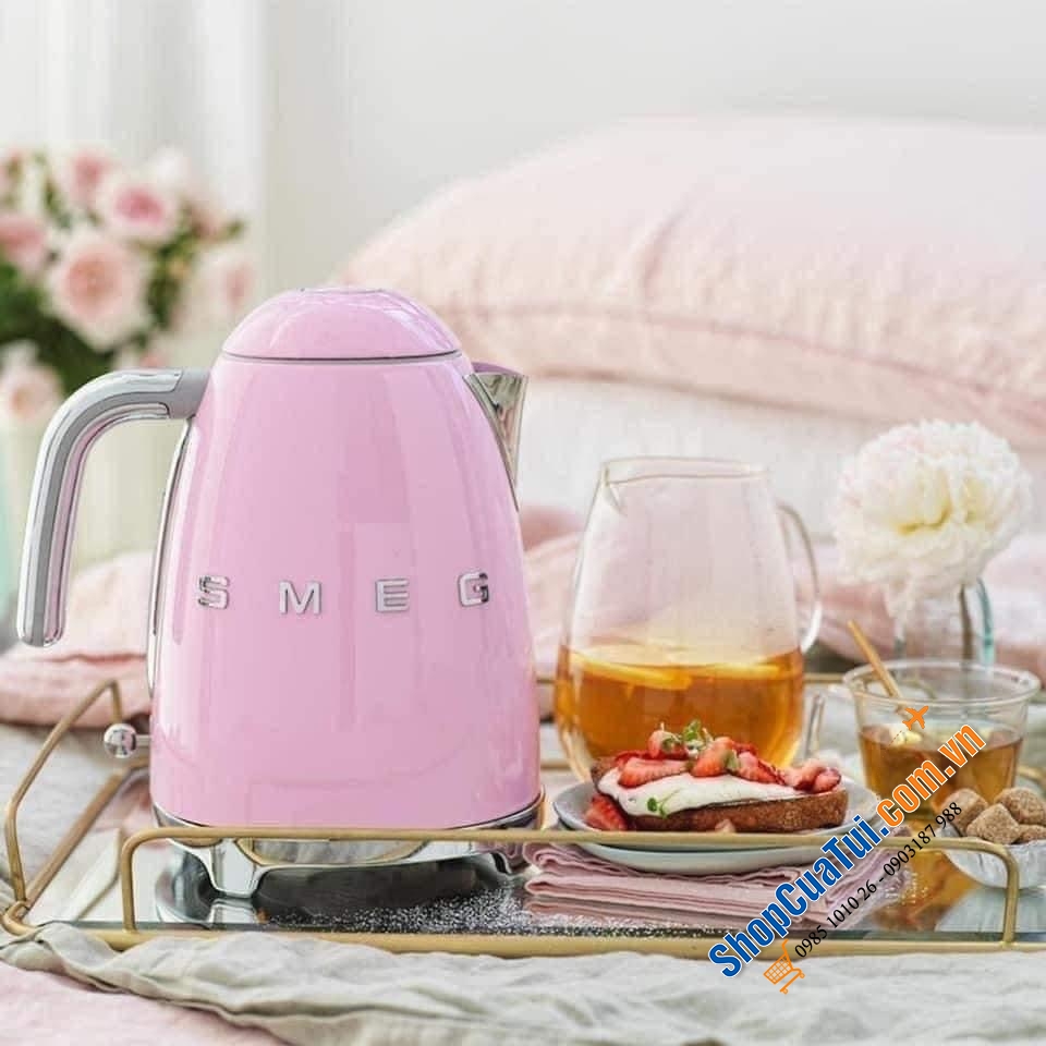 Ấm siêu tốc SMEG KLF03PKEU (loại không chỉnh nhiệt) - 1.7 LIT.