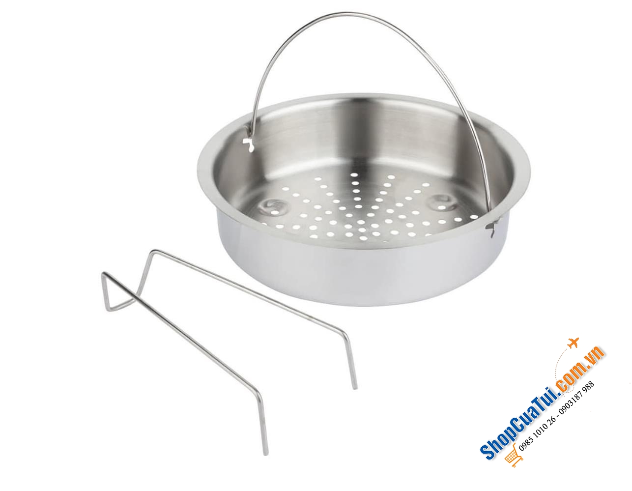 Nồi áp suất Tefal »Secure Click«, 6 lít, kèm rổ hấp.