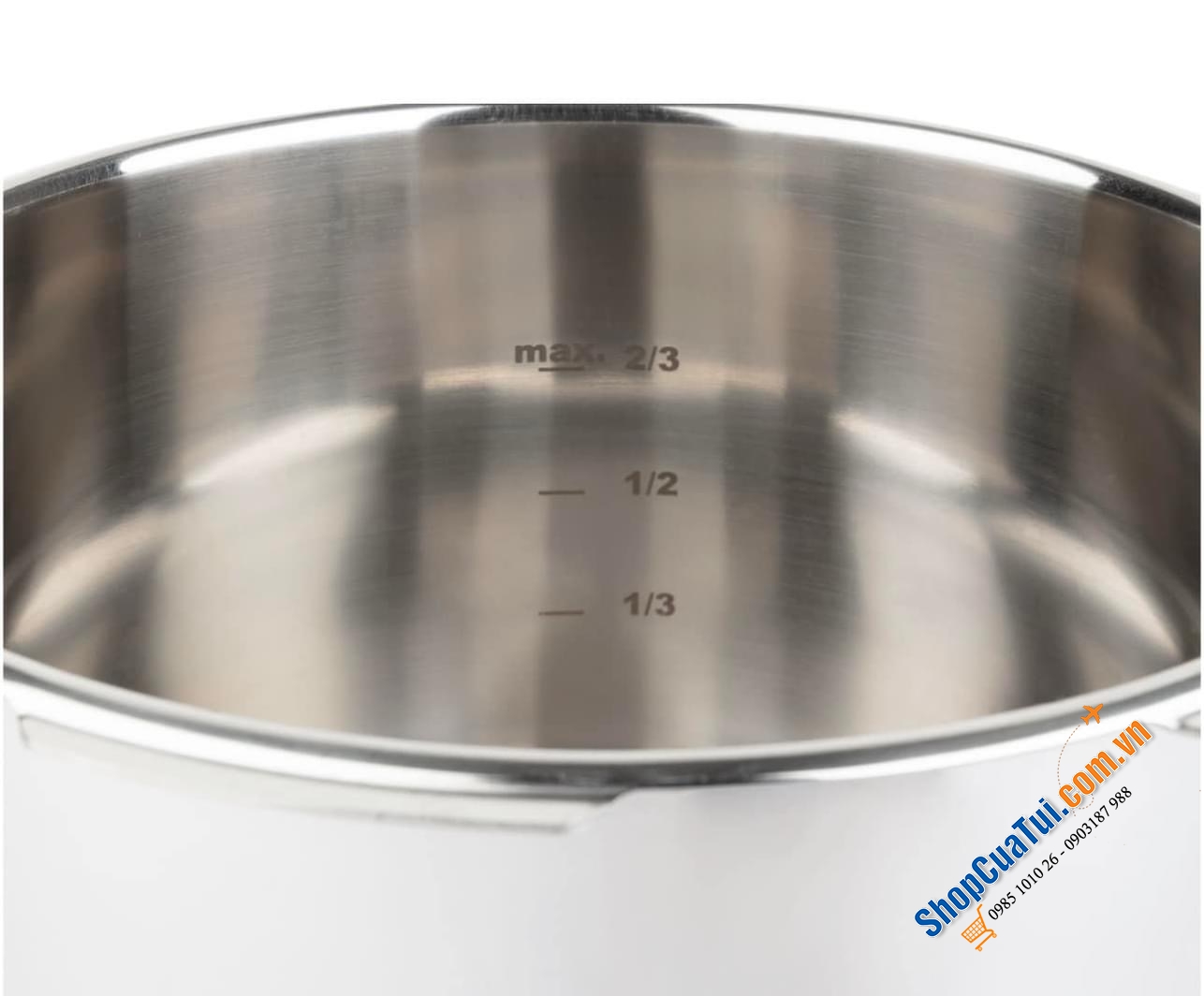 Nồi áp suất Tefal »Secure Click«, 6 lít, kèm rổ hấp.