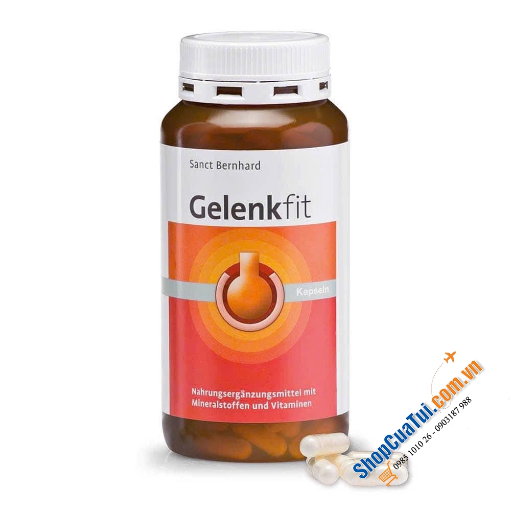 VIÊN UỐNG BỔ XƯƠNG KHỚP TOÀN DIỆN GLUCOSAMIN GELENK FIT 240 viên - Giảm đau khớp nhanh, hiệu quả lâu dài - tăng cường tiết dịch nhầy cho khớp