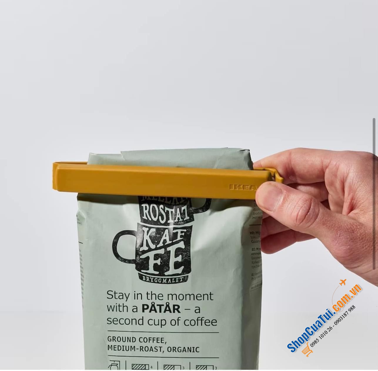 BỘ KẸP MIỆNG TÚI BEVARA 6 CÁI DÀI - HÀNG IKEA CHÍNH HÃNG MUA TẠI ĐỨC.