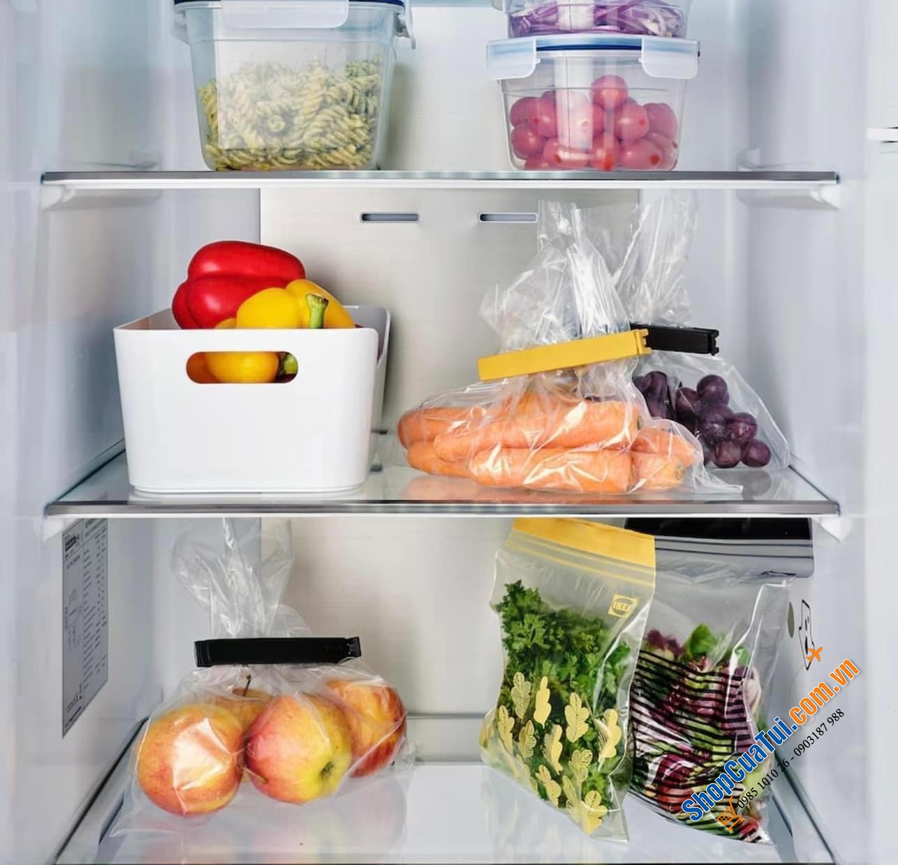 BỘ KẸP MIỆNG TÚI BEVARA 6 CÁI DÀI - HÀNG IKEA CHÍNH HÃNG MUA TẠI ĐỨC.