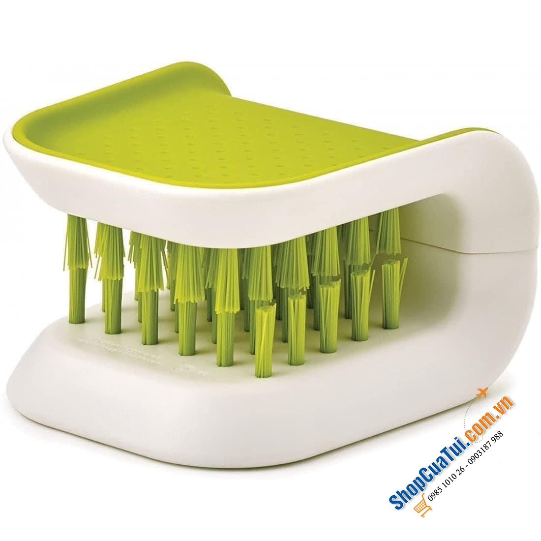 Bàn chải vệ sinh dao. dĩa chuyên dụng Joseph Joseph BladeBrush (Green).
