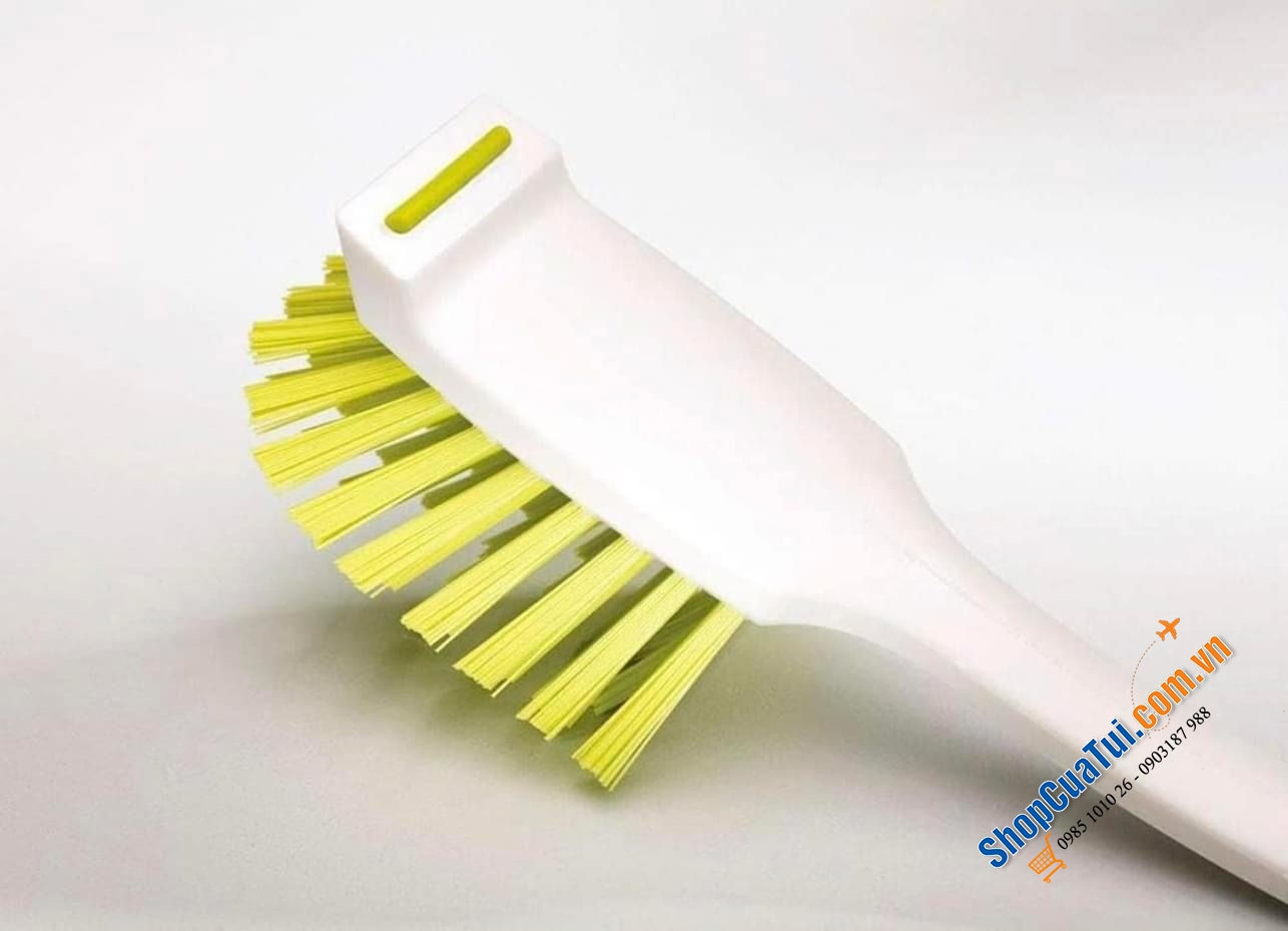 Dụng cụ cọ bát đĩa, xoong chảo Joseph Joseph 85025 Edge™ Dish - Geschirrbürste - Weiß/Grün VE 4 màu xanh lá cây.