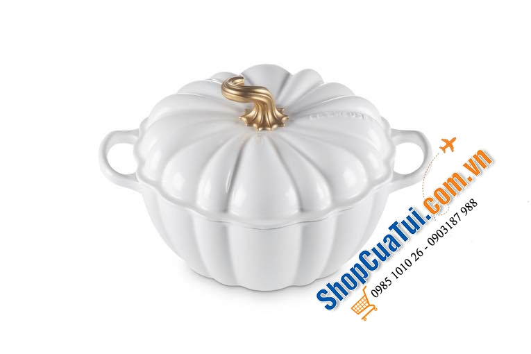 Nồi Nấu Bí Ngô LE CREUSET 24cm – Hoàn Hảo Cho Mùa Halloween.