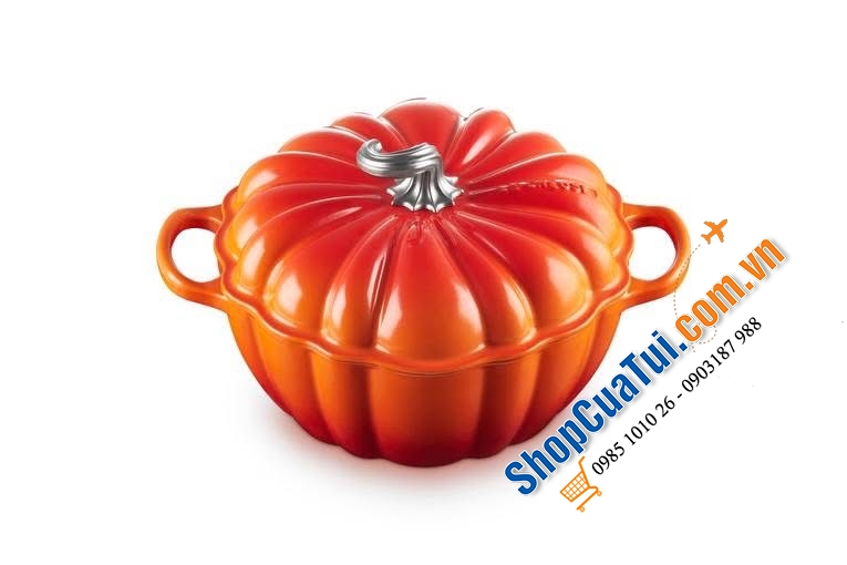 Nồi Nấu Bí Ngô LE CREUSET 24cm – Hoàn Hảo Cho Mùa Halloween.