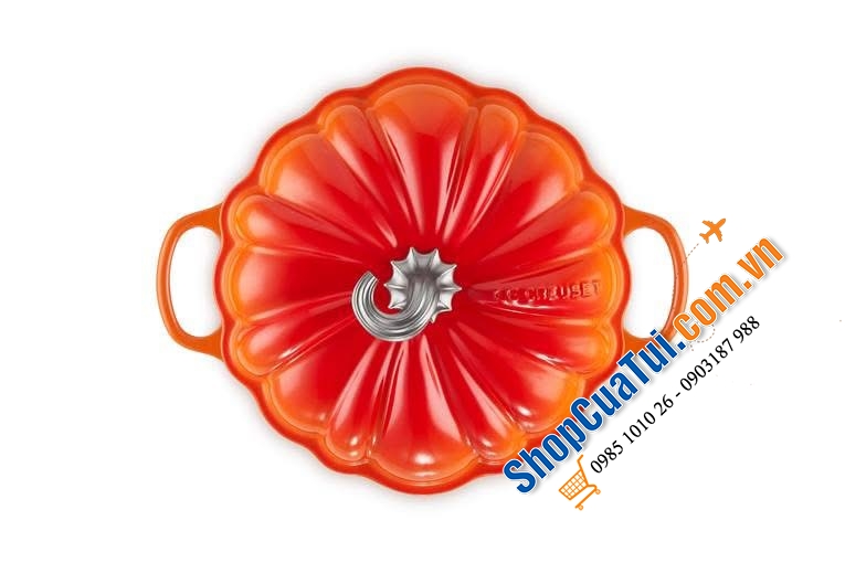 Nồi Nấu Bí Ngô LE CREUSET 24cm – Hoàn Hảo Cho Mùa Halloween.