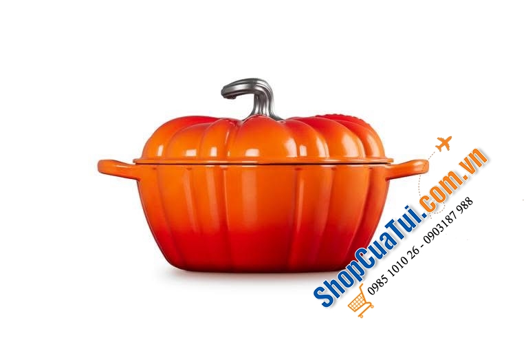 Nồi Nấu Bí Ngô LE CREUSET 24cm – Hoàn Hảo Cho Mùa Halloween.