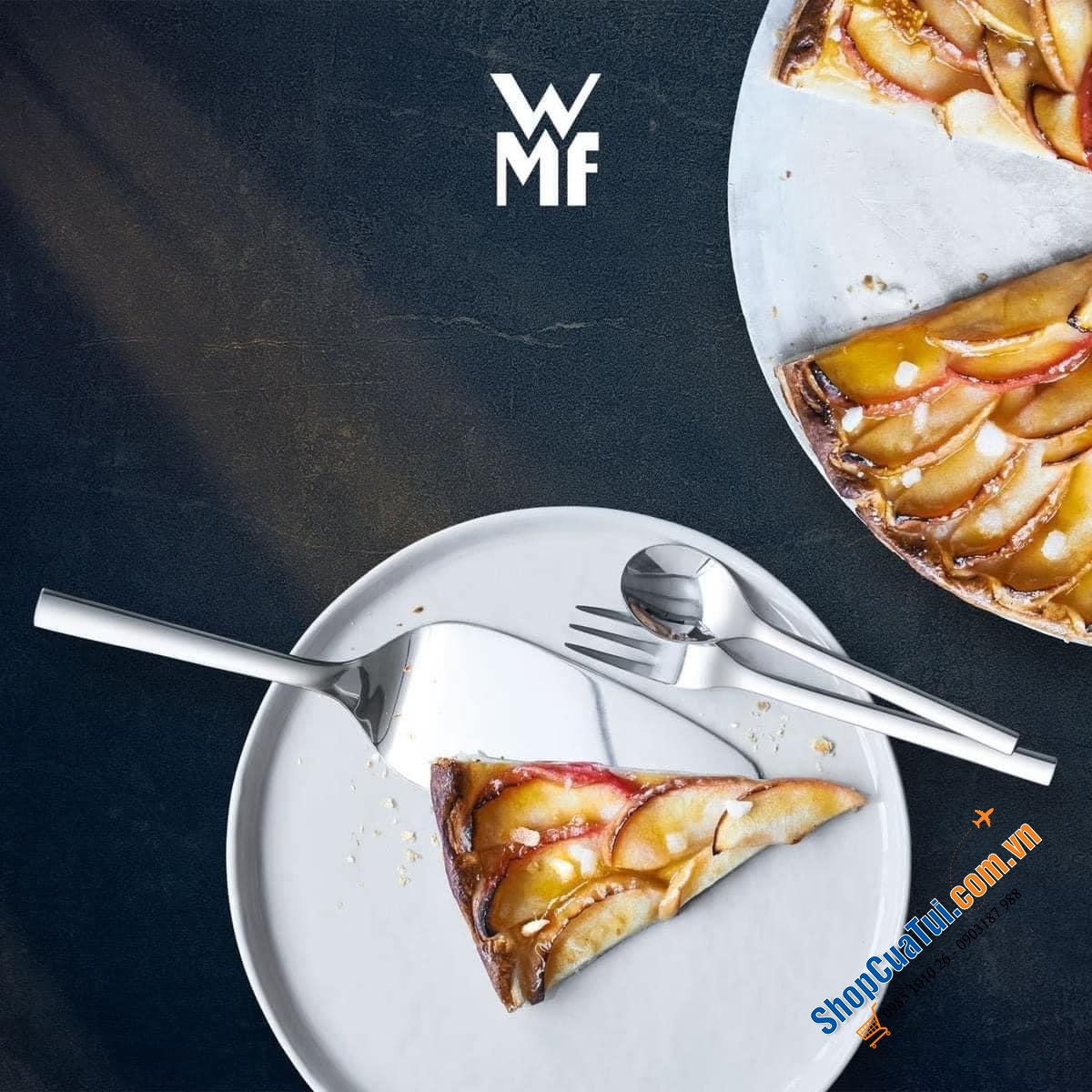 BỘ THÌA DĨA ĂN BÁNH, TRÁI CÂY WMF - 13 CHIẾC.