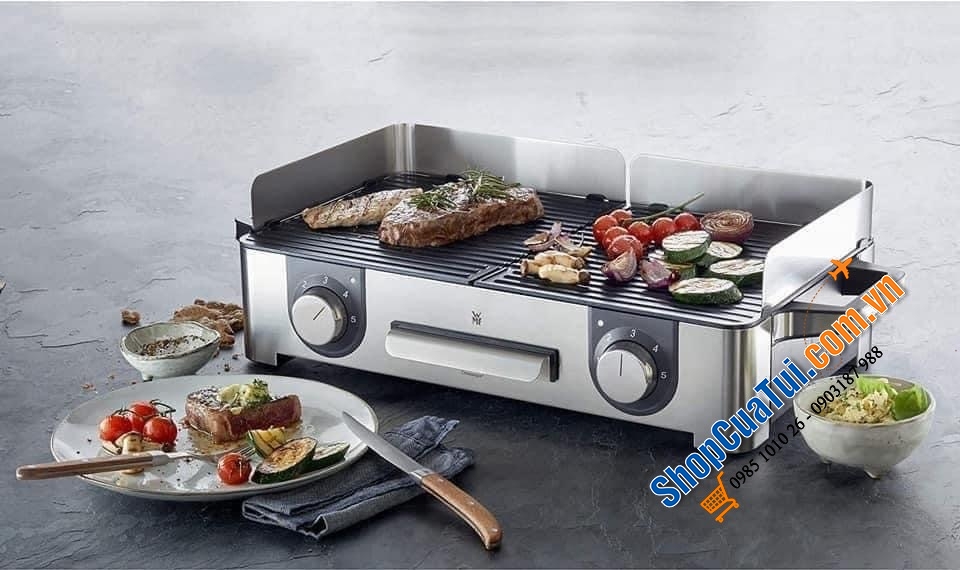 BẾP NƯỚNG ĐIỆN 2 VÙNG WMF LONO MASTER GRILL.