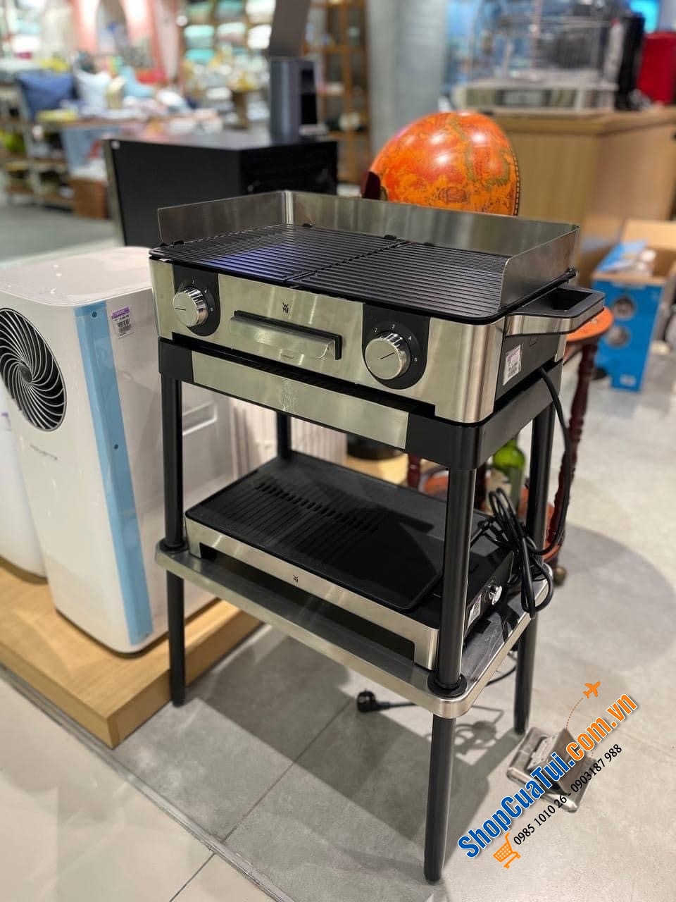 BẾP NƯỚNG ĐIỆN 2 VÙNG WMF LONO MASTER GRILL.