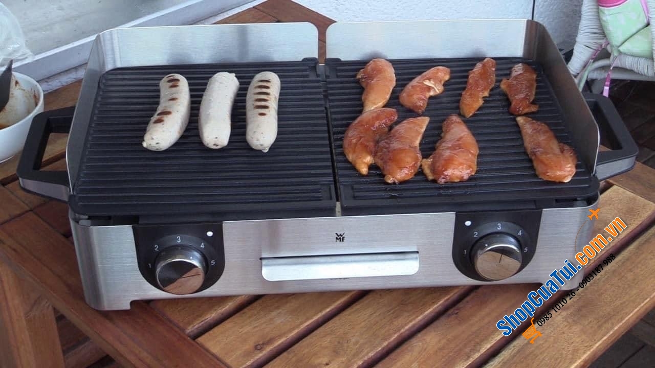 BẾP NƯỚNG ĐIỆN 2 VÙNG WMF LONO MASTER GRILL.