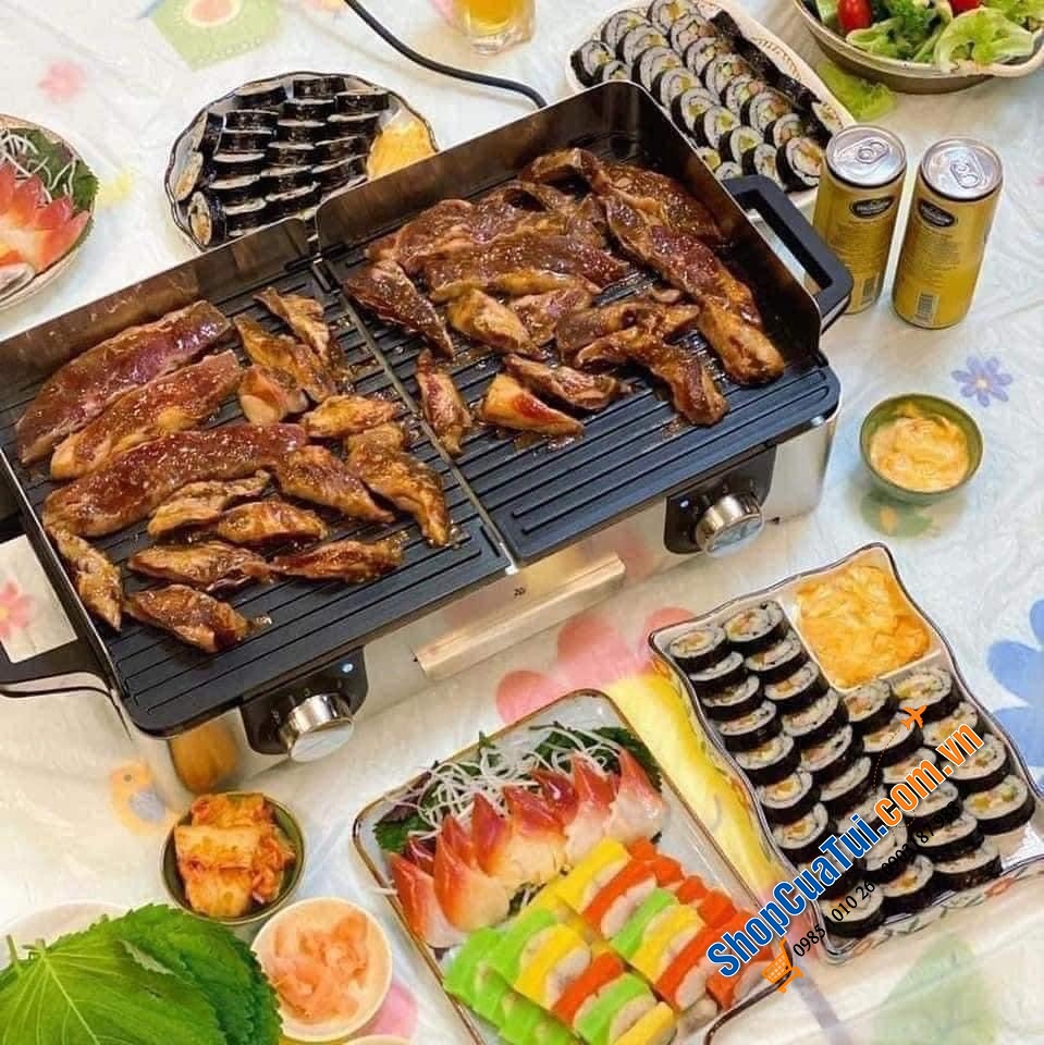 BẾP NƯỚNG ĐIỆN 2 VÙNG WMF LONO MASTER GRILL.