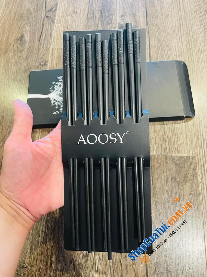 ĐŨA SỢI THUỶ TINH AOOSY SET 5 ĐÔI.