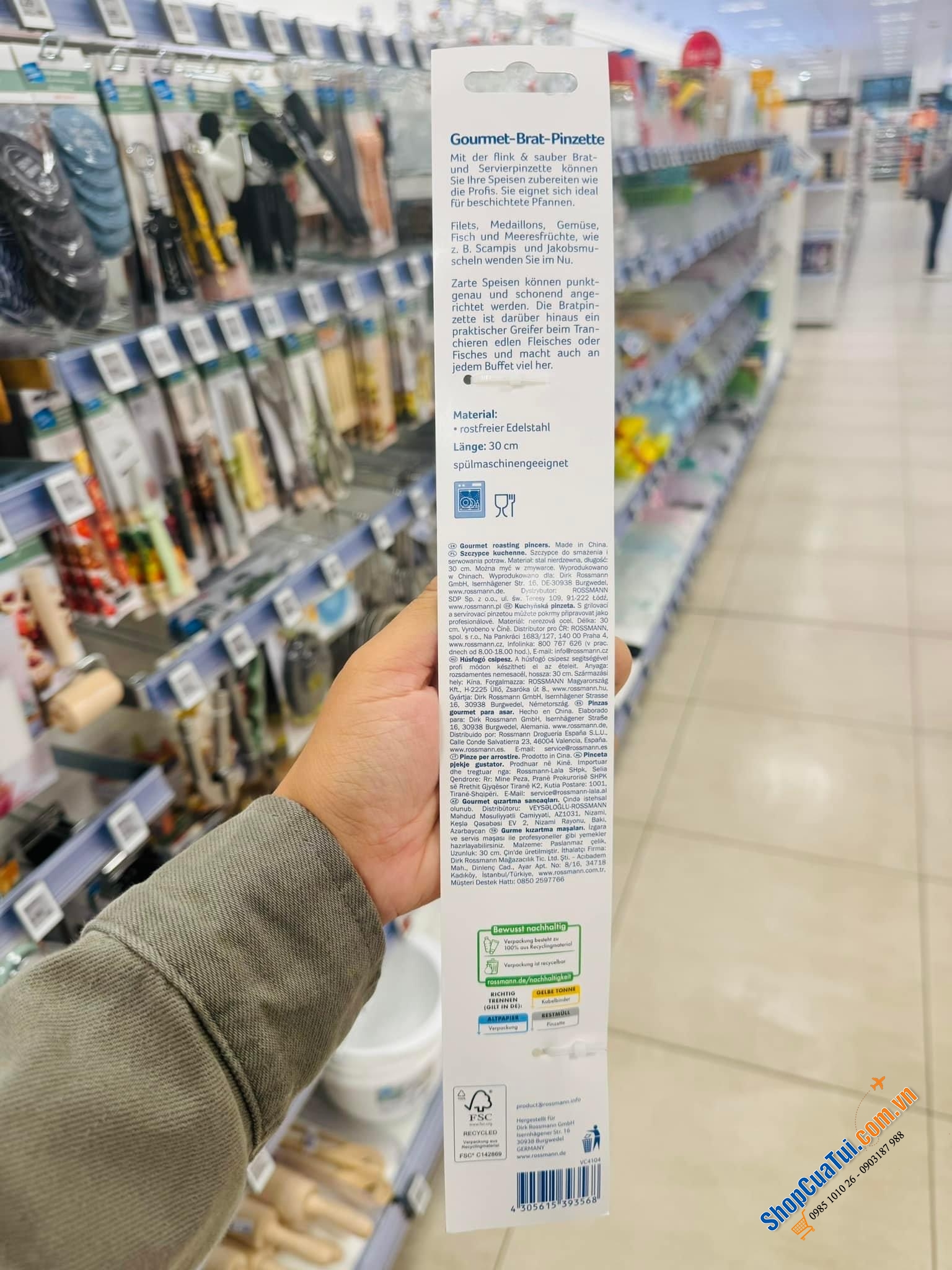 Kẹp gắp thức ăn, đồ decor...FLINK & SAUBER.