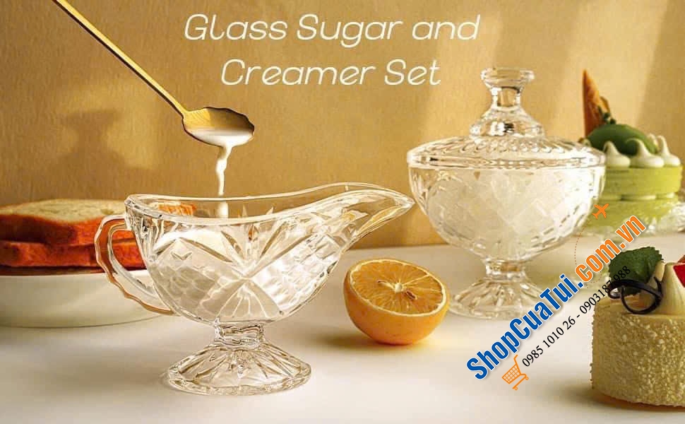 Sét đựng đường, sữa Dublin siêu xinh.