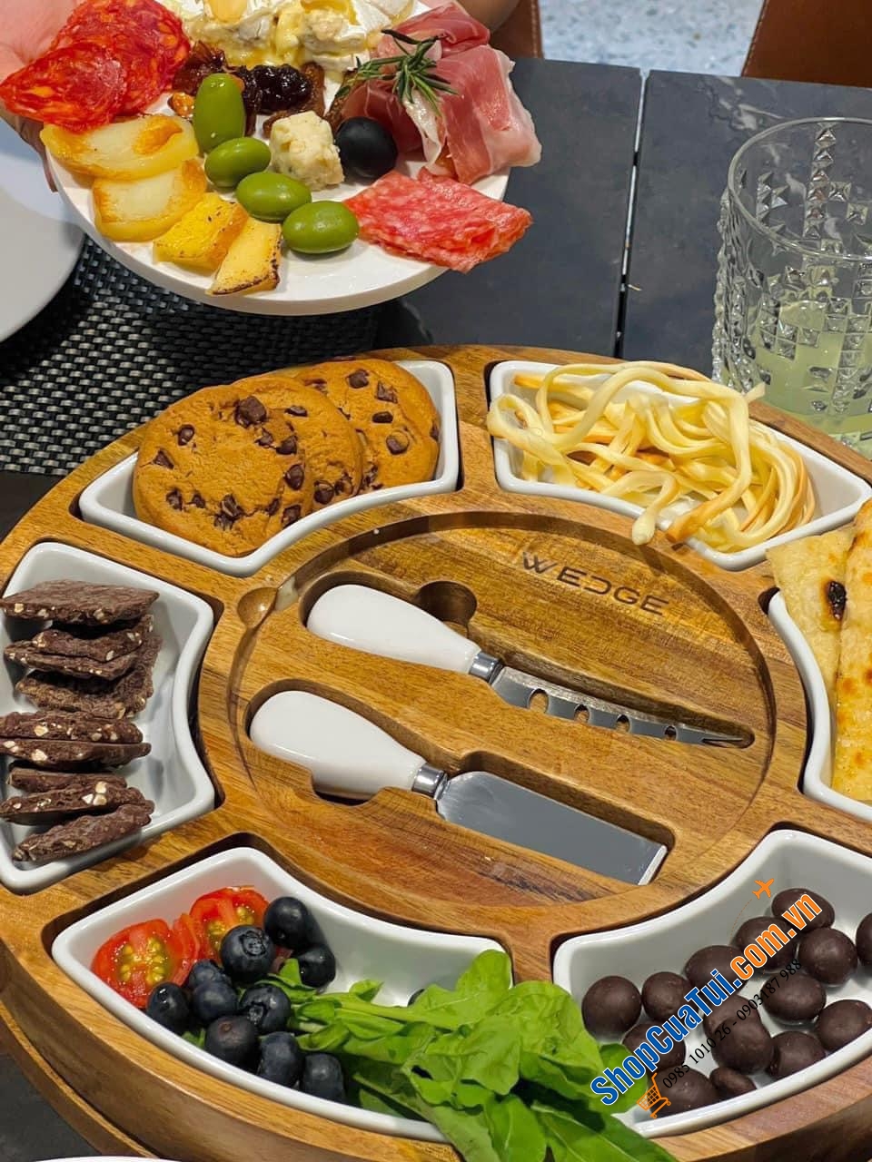 KHAY PHỤC VỤ ĐẾ XOAY WEDGE 35CM.